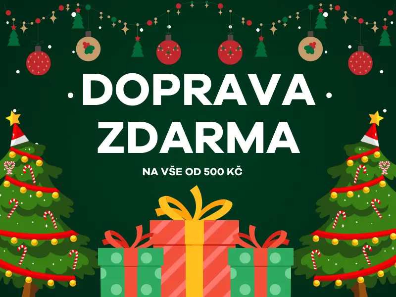 DOPRAVA ZDARMA na vše od 500Kč
