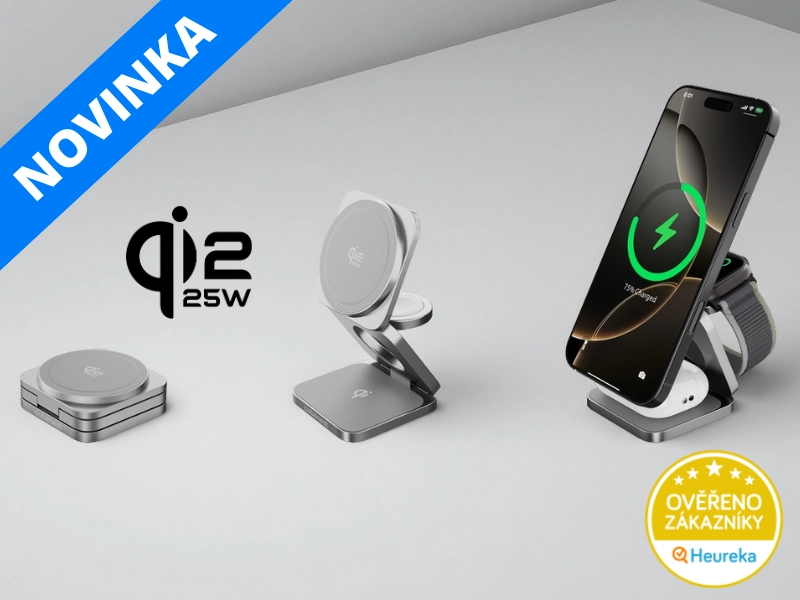 Qi2.2 MagSafe nabíječka 3v1