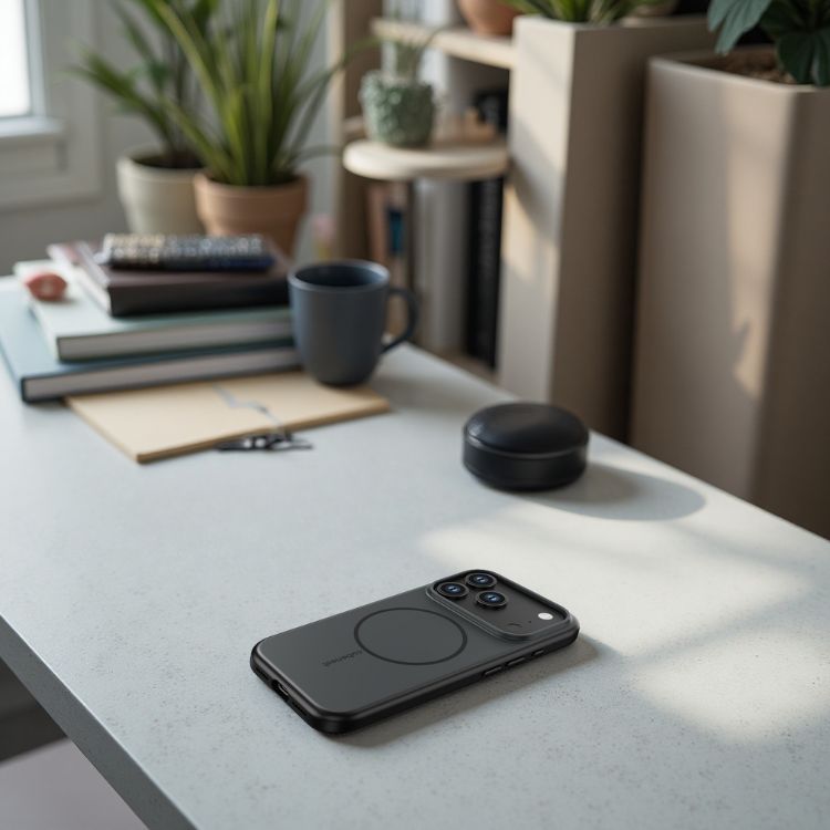 Cubenest Kryt na iPhone 17 Pro s podporou MagSafe matný černý