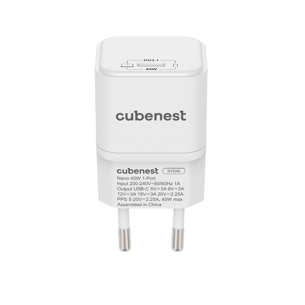Cubenest PD GaN Nano adaptér USB-C 45W N1D45
