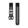 Cubenest Prémiový sportovní řemínek na Garmin Watch QuickFit 22 mm černo-šedý