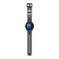 Cubenest Prémiový sportovní řemínek na Garmin Watch QuickFit 22 mm černo-šedý