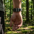 Cubenest Prémiový sportovní řemínek na Garmin Watch QuickFit 22 mm černo-šedý