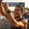 Cubenest Prémiový sportovní řemínek na Garmin Watch QuickFit 22 mm černo-šedý