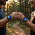 Cubenest Prémiový sportovní řemínek na Garmin Watch QuickFit 22 mm černo-šedý