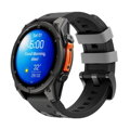Cubenest Prémiový sportovní řemínek na Garmin Watch QuickFit 22 mm černo-šedý