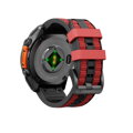 Cubenest Prémiový sportovní řemínek na Garmin Watch QuickFit 26 mm černo-červený