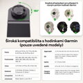 Cubenest 3v1 Qi2.2 Bezdrátová magnetická nabíječka SQ314 Garmin Watch
