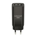 Cubenest PD GaN Adaptér 65W S3D0 černý