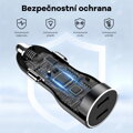 Cubenest PD Nabíječka do auta E2C0 černá