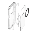 Cubenest Kryt na iPhone 15 Pro MagPro Strong Guard bílý