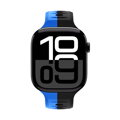 Cubenest Prémiový sportovní řemínek na Apple Watch černo-modrý