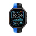 Cubenest Prémiový sportovní řemínek na Apple Watch černo-modrý