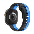 Cubenest Prémiový sportovní řemínek na Apple Watch černo-modrý
