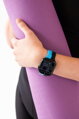 Cubenest Prémiový sportovní řemínek na Apple Watch černo-modrý