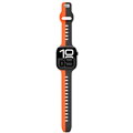 Cubenest Prémiový sportovní řemínek na Apple Watch černo-oranžový