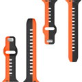 Cubenest Prémiový sportovní řemínek na Apple Watch černo-oranžový