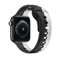 Cubenest Prémiový sportovní řemínek na Apple Watch černo-šedý
