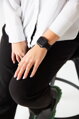 Cubenest Prémiový sportovní řemínek na Apple Watch černý