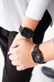 Cubenest Prémiový sportovní řemínek na Apple Watch černý