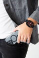 Cubenest Prémiový sportovní řemínek na Apple Watch černý
