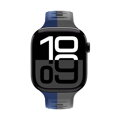 Cubenest Prémiový sportovní řemínek na Apple Watch šedo-modrý