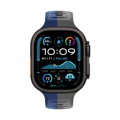 Cubenest Prémiový sportovní řemínek na Apple Watch šedo-modrý