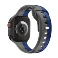 Cubenest Prémiový sportovní řemínek na Apple Watch šedo-modrý