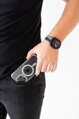Cubenest Prémiový sportovní řemínek na Apple Watch šedo-modrý