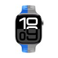 Cubenest Prémiový sportovní řemínek na Apple Watch modro-šedý
