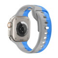 Cubenest Prémiový sportovní řemínek na Apple Watch modro-šedý