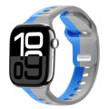 Cubenest Prémiový sportovní řemínek na Apple Watch modro-šedý