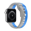 Cubenest Prémiový sportovní řemínek na Apple Watch modro-šedý