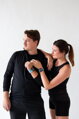 Cubenest Prémiový sportovní řemínek na Apple Watch modro-šedý