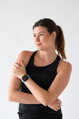 Cubenest Prémiový sportovní řemínek na Apple Watch modro-šedý