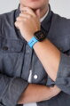 Cubenest Prémiový sportovní řemínek na Apple Watch modrý