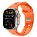 Cubenest Prémiový sportovní řemínek na Apple Watch oranžový