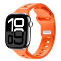 Cubenest Prémiový sportovní řemínek na Apple Watch oranžový