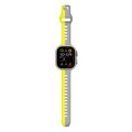 Cubenest Prémiový sportovní řemínek na Apple Watch žluto-šedý