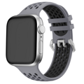 Cubenest Sportovní řemínek na Apple Watch šedo-černý