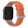 Cubenest Sportovní řemínek na Apple Watch oranžovo-šedý