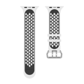 Cubenest Sportovní řemínek na Apple Watch bílo-černý