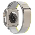 Cubenest Řemínek na Apple Watch Trailový tah žluto-šedý