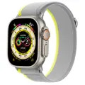 Cubenest Řemínek na Apple Watch Trailový tah žluto-šedý