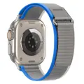 Cubenest Řemínek na Apple Watch Trailový tah šedo-modrý