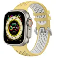 Cubenest Sportovní řemínek na Apple Watch žluto-bílý