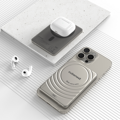 Cubenest Magnetická bezdrátová powerbanka SlimDual 5000 mAh S1B3D titanová