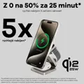 Cubenest 3v1 Qi2.2 Skládací bezdrátová magnetická nabíječka SQ312 Pro titanová