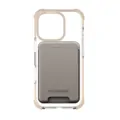 Akční set 3PACK iPhone 16 Pro zlatý - MagSafe peněženka + MagSafe kryt + ochranné sklo