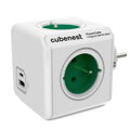 Cubenest PowerCube Original USB A+C PD 20 W zelená